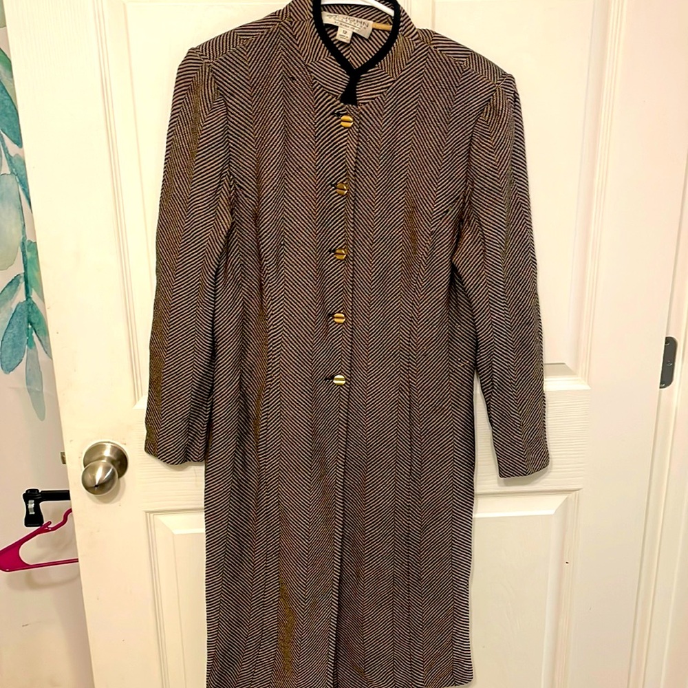 Vintage St. John Cardigan Coat with Good Buttons-12